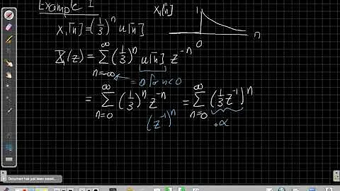 z-transform: Example 1