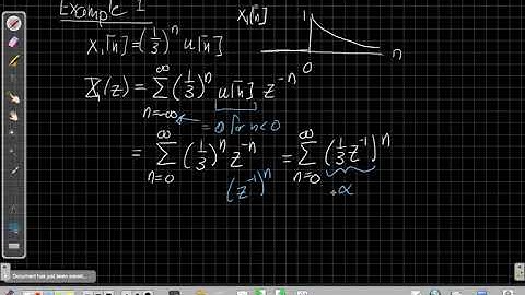z-transform: Example 1