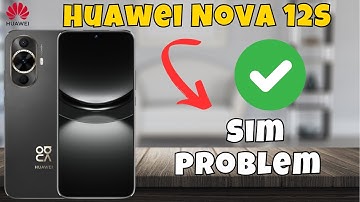 Sim Problem Huawei Nova 12s || How to solve sim issues || Sim not working || Sim problem solved
