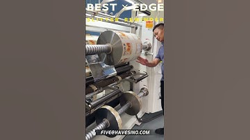 PE Film slitter and rewinder machine