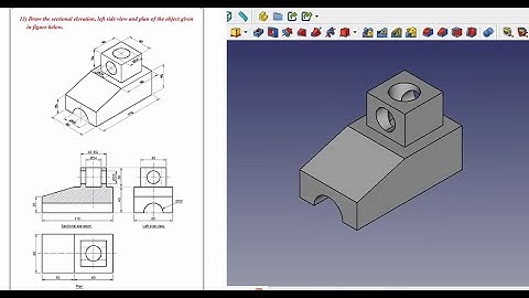 FreeCAD: Exercise 5. Guide for Beginners 3D Modelers.
