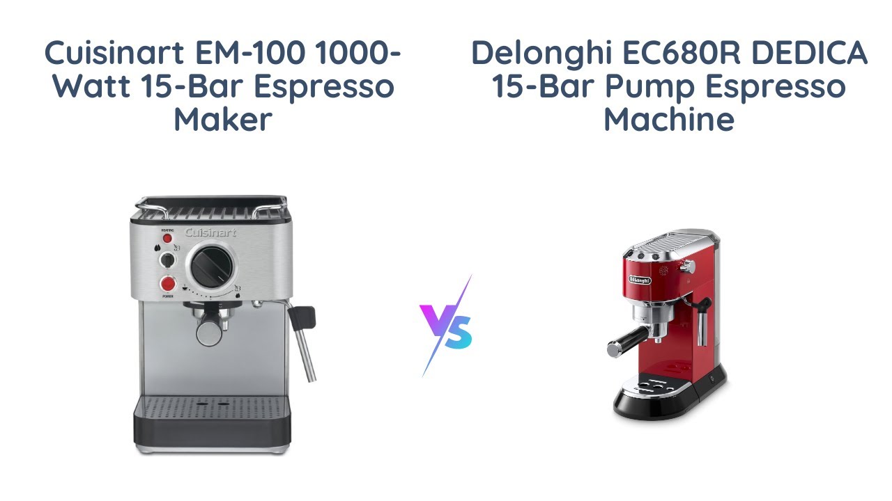  Delonghi EC680R DEDICA 15-Bar Pump Espresso Machine