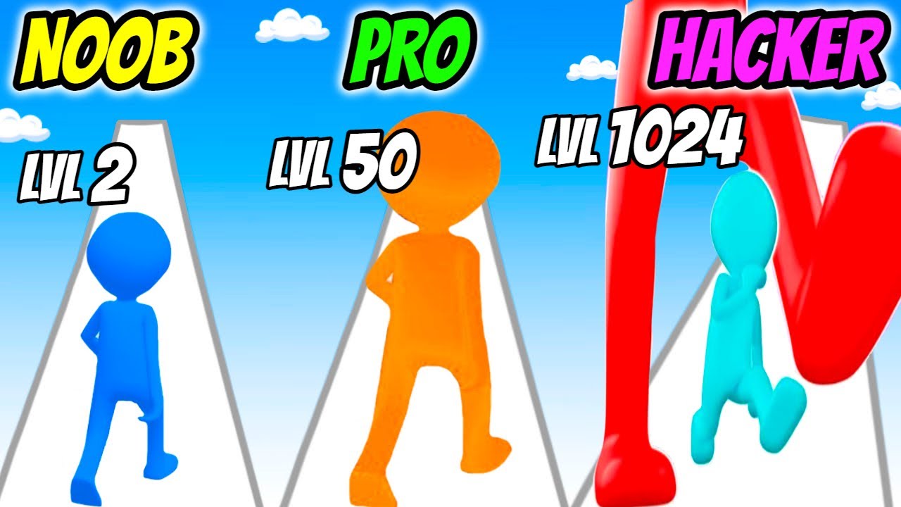 Scale Up Run - NOOB vs PRO vs HACKER - YouTube