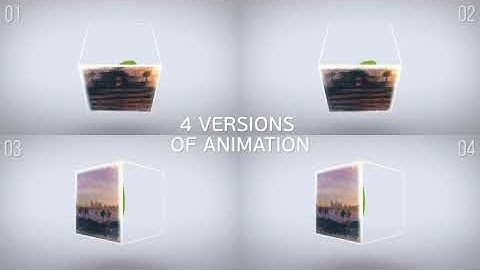 Cube Parallax Logo Reveal | After Effects template