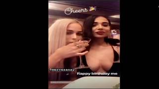 Merve Taşkın Instagram Story 2019 Göğüs Bacak Kalça Frikik