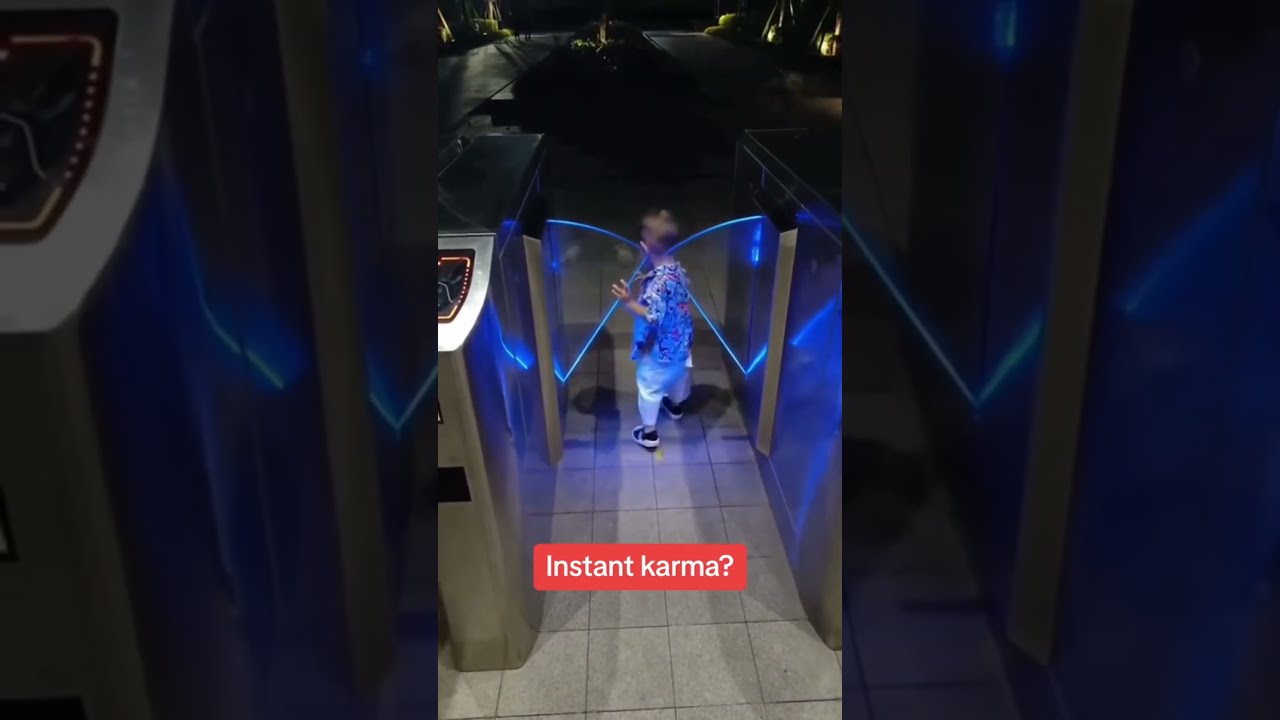 INSTANT KARMA REGRET People Getting Hurt Kid Gets Hit By Gate Funny Moments