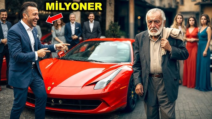 “Çalıştırırsan Ferrari Senin” — Milyoner, Yaşlı Adamı Aşağıladı, Ama Bilmediği Şey…