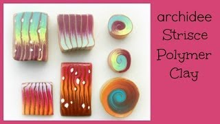 Polymer Clay Tutorial | Murrine a Spirali e Strisce | Spiral & Stripes Canes | SUBTITLES NOW!