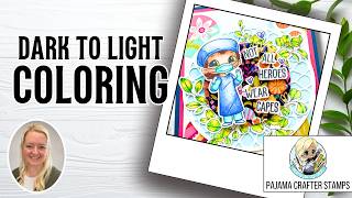 Alcohol Marker Coloring: Dark to Light Technique Explained