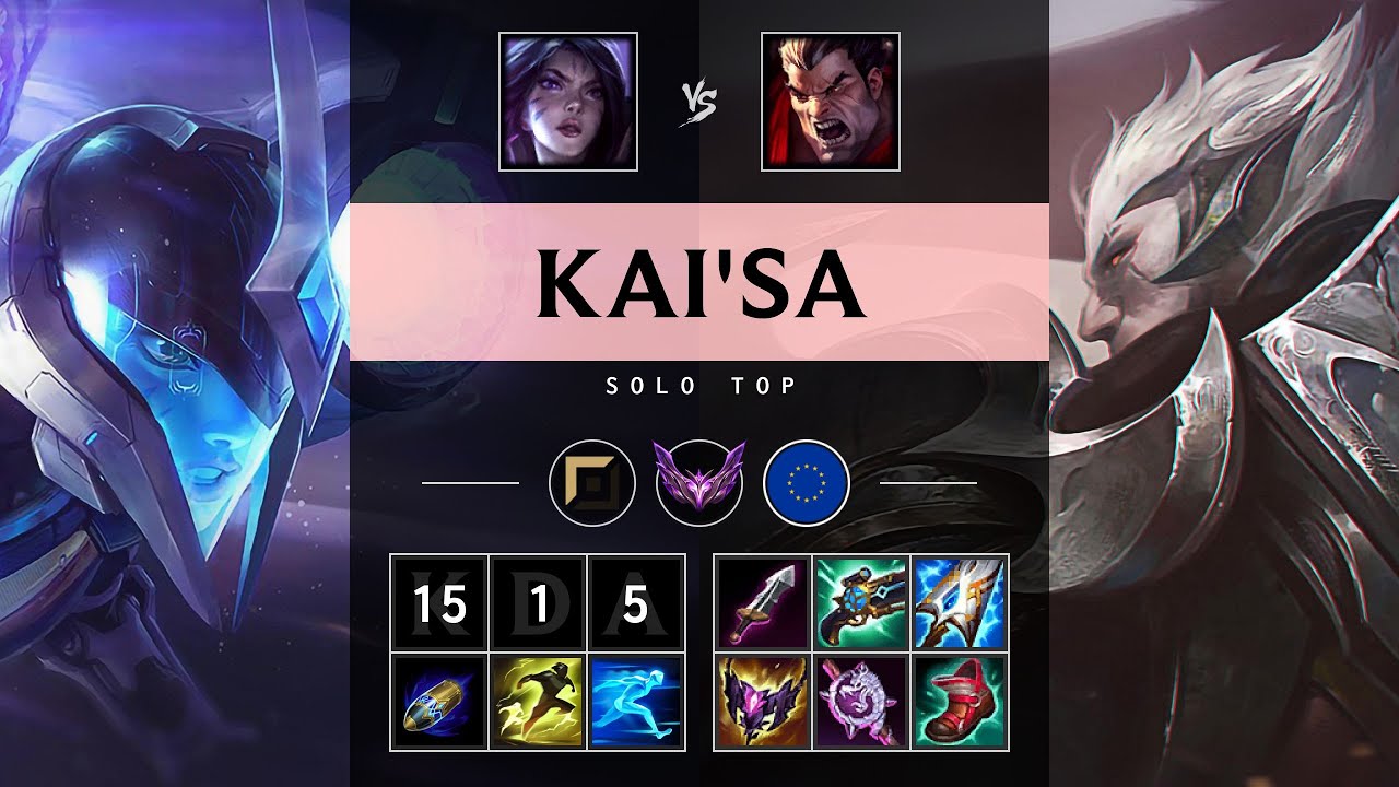 Kai'Sa Top vs Darius - EUW Master Patch 25.20