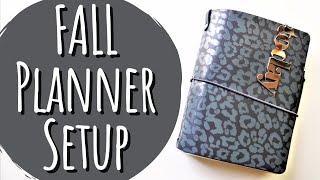 Fall Planner Setup: "Modified" Erin Condren Petite Folio