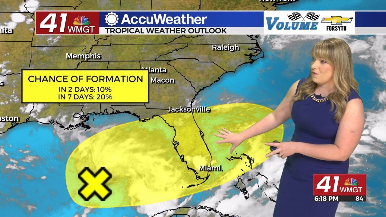 Scattered storms possible Wednesday afternoon - YouTube