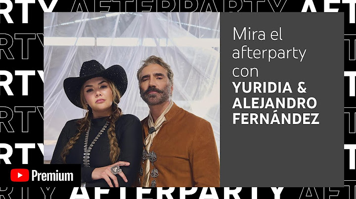 Yuridia, Alejandro Fernández "Un Bendito Día" Afterparty