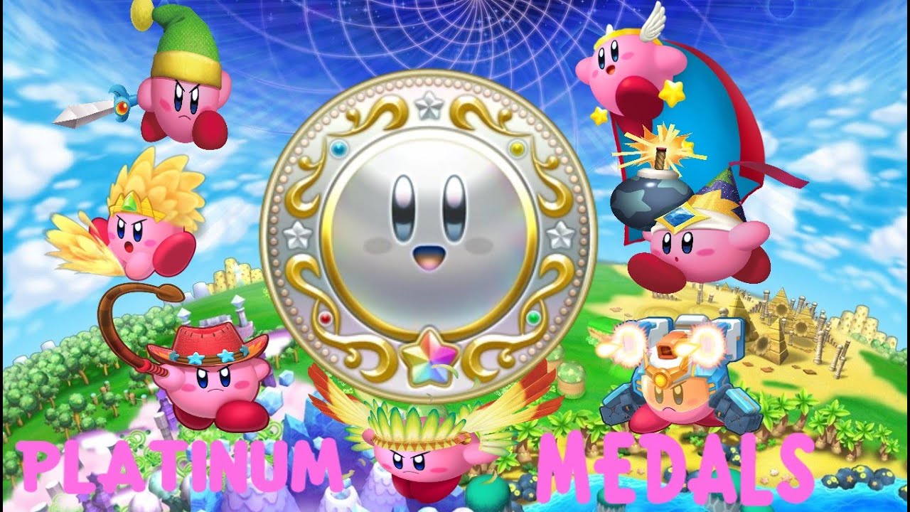 Extra Mode all Copy Ability challenges with Platinum medals Kirby's ...