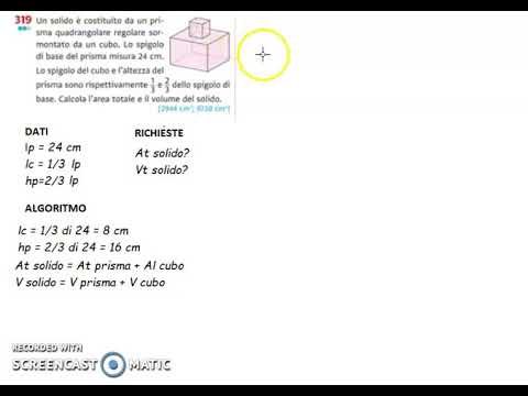 Problema 1 sui solidi composti