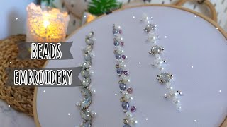 hand Embroidery (beads embroidery)|تنبات خفيف الملاقية دالجلابة بلاصت السفيفة او الراندة