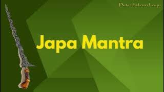 Japa Mantra -  Puisi dalam Lagu