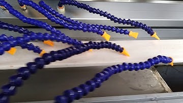 PE foam profile making machine testing sucessful(sophie@wpcmachinery.com)