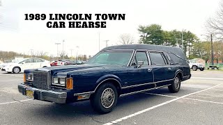 1989 Lincoln Town Car Hearse