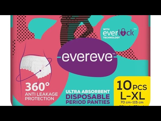 How to use DISPOSABLE Period Panties  Evereve Ultra Absorbent, Heavy Flow  Disposable Period Panties 