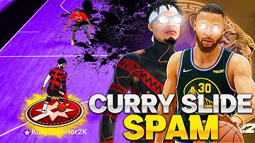 NBA 2K22 HOW TO SPAM CURRY SLIDE SEASON 7 NEW DRIBBLE MOVES