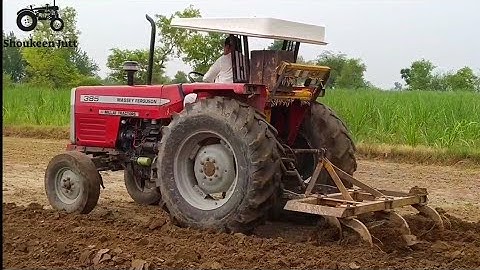 MF 385 Tractor With 5 Tine Gobha Chisel Very Powerful Performance 💪💪