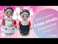 Frida khalo Costureira Amigurumi,passo a passo《3°Parte》