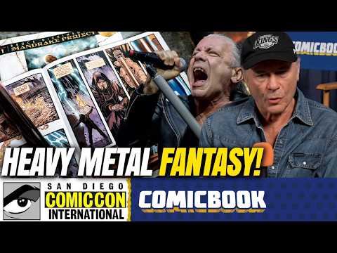 From Iron Maiden To Sci-Fi Fantasy Comic Creator! Heavy Metal Legend Bruce Dickinson At SDCC 2026