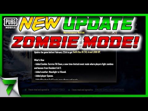 ZOMBIE UPDATE IS COMING!! HUGE NEWS | PUBG Mobile ZOMBIE UPDATE IS COMING!! HUGE NEWS | PUBG Mobile
