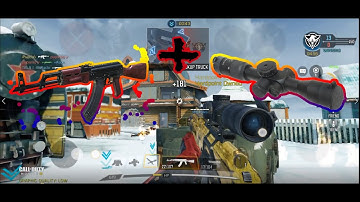 AK47 WITH  8x Scope PERFECT CALL OF DUTY MOBILE