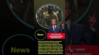 Border Patrol Agents Seen at Newsom Redistricting Rally Amid Tensions Over Texas Map