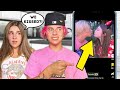 Reacting To Pavin Tik Toks W/ My Ex-Girlfriend! | ft. Piper Rockelle