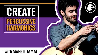 Vignette de la vidéo "Maneli Jamal Acoustic Guitar Lesson - How to Play Percussive Harmonics | ELIXIR Strings"