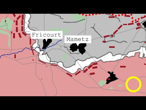 WW1 - Battle of the Somme (Animated Battle Map) - Deadliest Day for the British Army - 1st July 1916