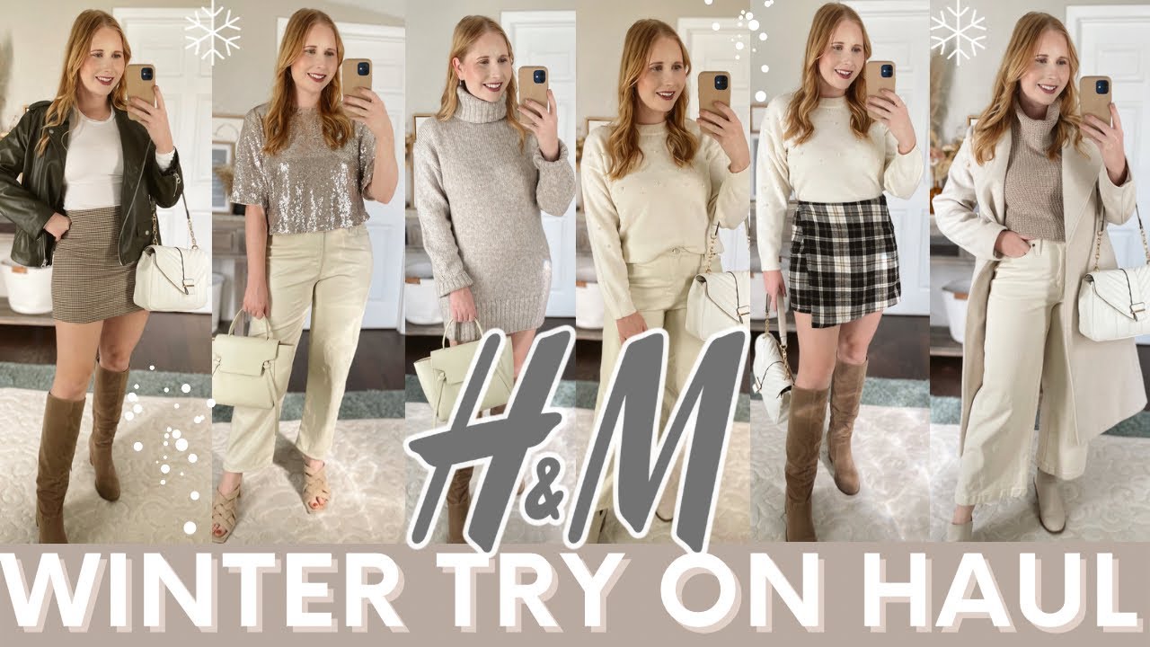 H&M WINTER TRY ON HAUL 2022 Autumn/Winter Outfit Ideas, Holiday