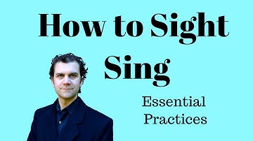 How to Sight Sing - How to Sight Read Music - A Quick Tip Video