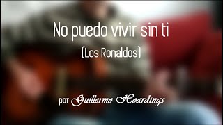 Video thumbnail of "No puedo vivir si ti - Los Ronaldos (karoke, letra y guitarra)"