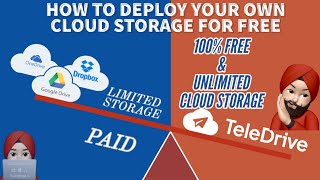 BEST Free unlimited cloud storage TeleDrive - Heroku Deployment screenshot 4