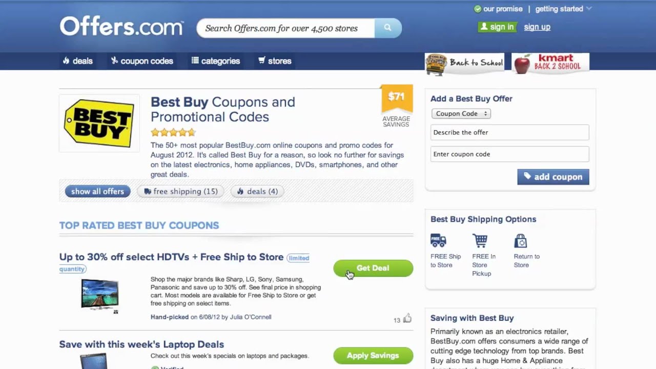 Best Buy Coupon Code 2013 How to use Promo Codes and Coupons for