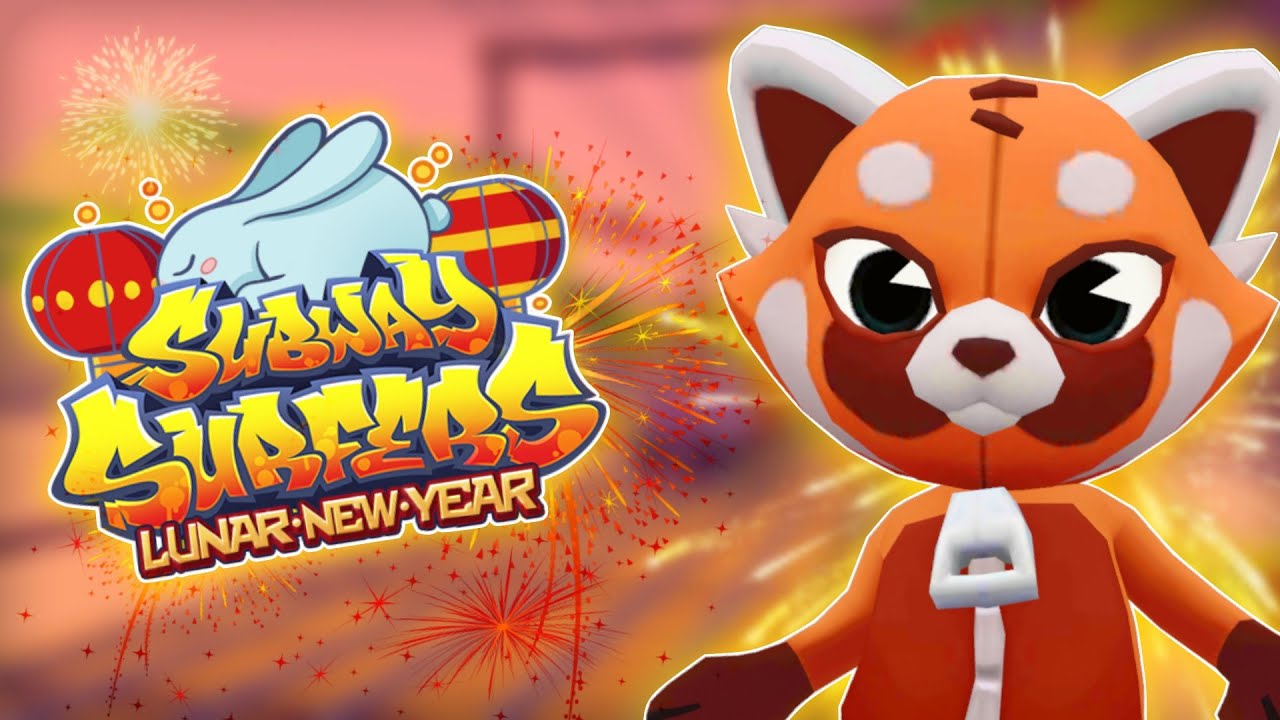 TRAVELING TO LUNAR NEW YEAR CITY WITH RED PANDA - SUBWAY SURFERS