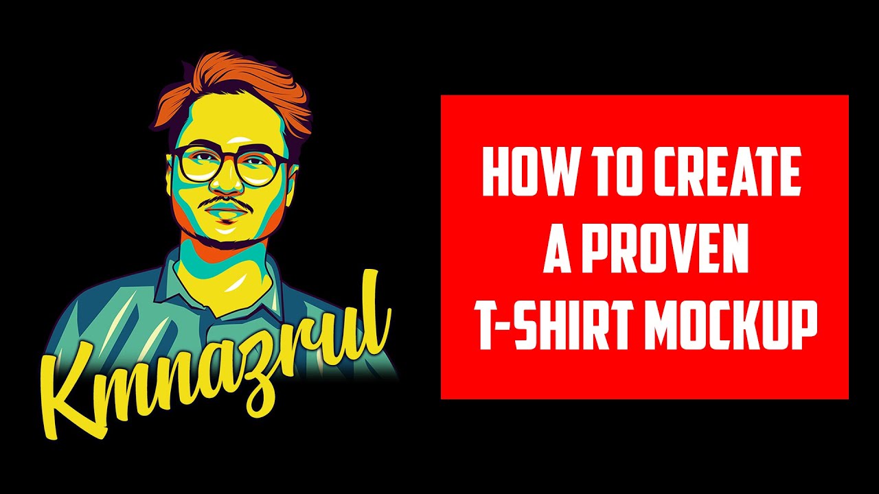 How to create a proven t shirt Mockup - YouTube