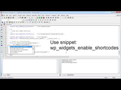 How to use shortcodes in WordPress widgets