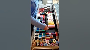 Sewing Room Hack - Thread Storage