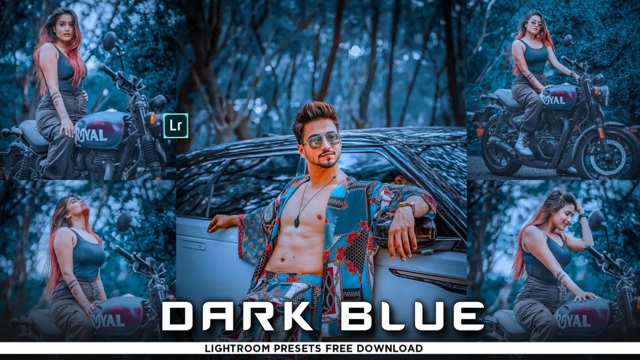 Lightroom Dark Blue Presets 🔥|| Lightroom Mobile Preset Free DNG || Lightroom Presets Free Download
