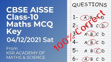 CBSE CLASS-10 AISSE Term-1 Maths Exam Paper Answer Key Code:030/1/4