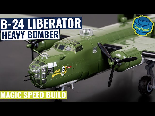 70cm Wingspan Heavy Bomber - B-24 Liberator - COBI 5739 (Speed Build Review) class=