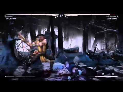 Mortal Kombat X Scorpion Vs Sub zero+Faction Kill! 