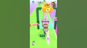 Coffee Stack ☕️😉 Funny gameplay #funnygame #funnygameplay #viral #shorts
