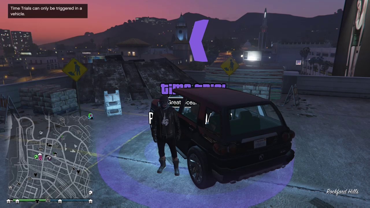 GTA V ONLINE HOW TO COMPLETE ANY TIMETRIALS IN LESS THEN A 5 SECOND