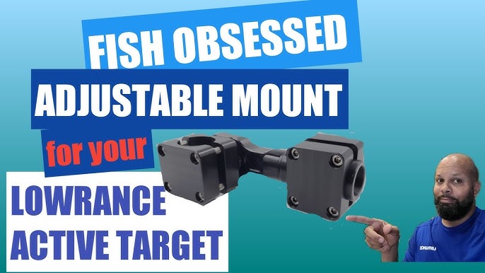 DOMINATOR- LOWRANCE ACTIVE TARGET TROLLING MOTOR QUICK RELEASE MOUNT –  FishObsessed